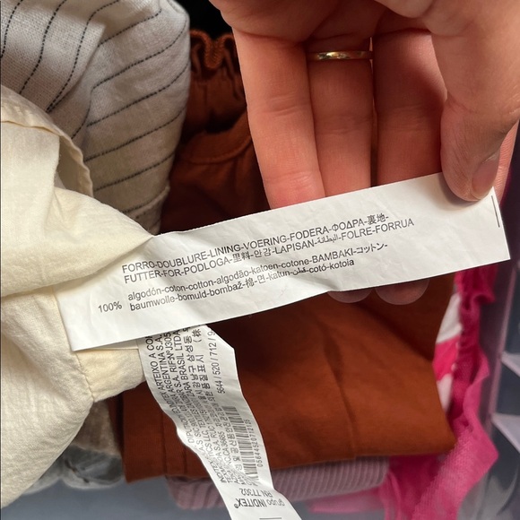 Zara Tan and Cream Striped Sundress - Picture 3 of 4